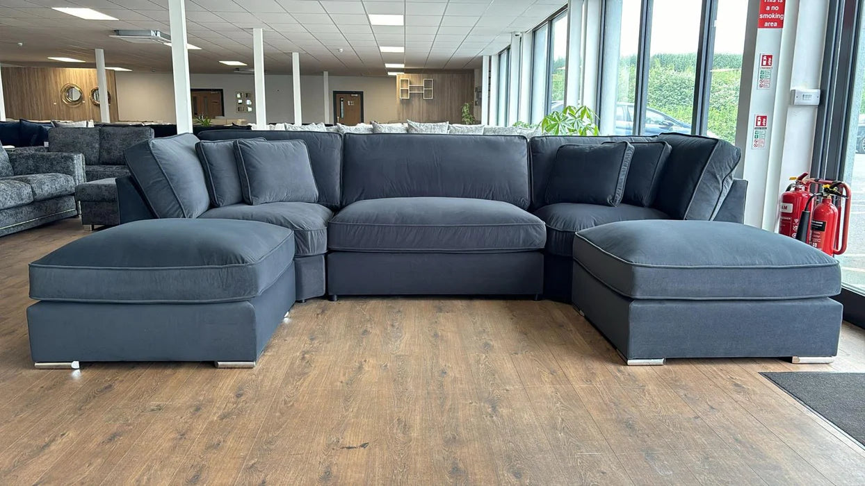Bishop U Shape Corner Sofa In All Colours