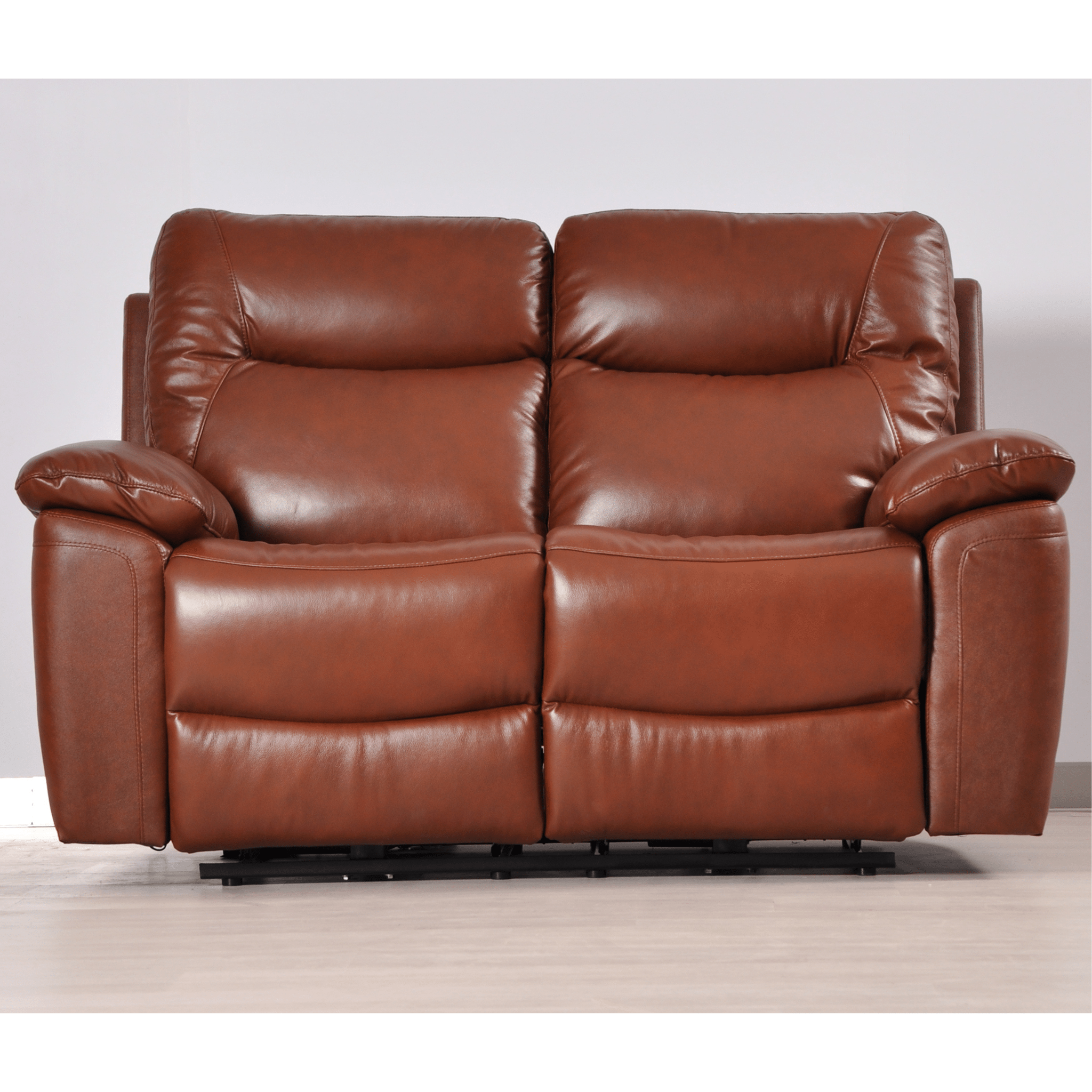 Amarien Genuine Leather Tan Electric Power Recliner 3+2 Seater Sofa Set