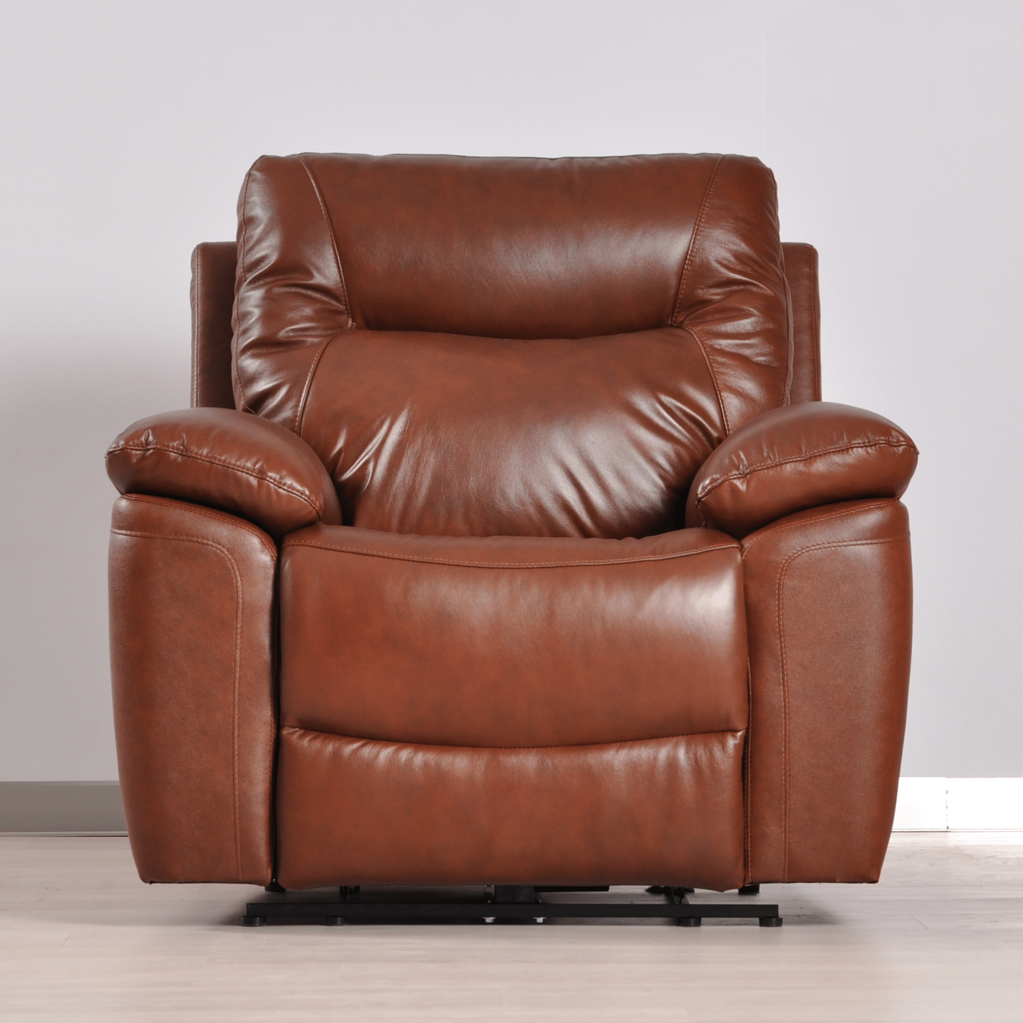 Amarien Genuine Leather Tan Electric Power Recliner 3+2+1 Seater Sofa Set