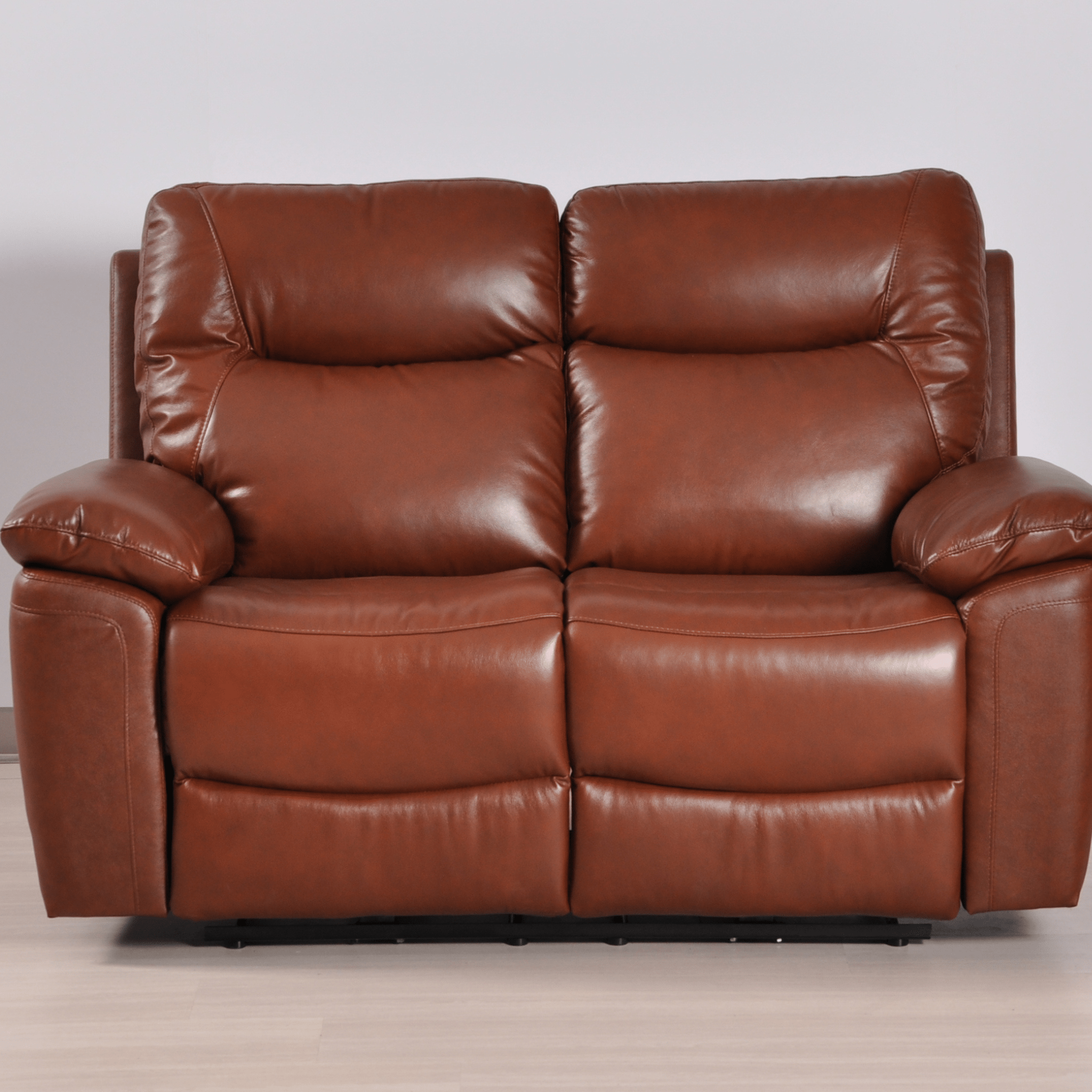 Amarien Genuine Leather Tan Electric Power Recliner 3+2+1 Seater Sofa Set