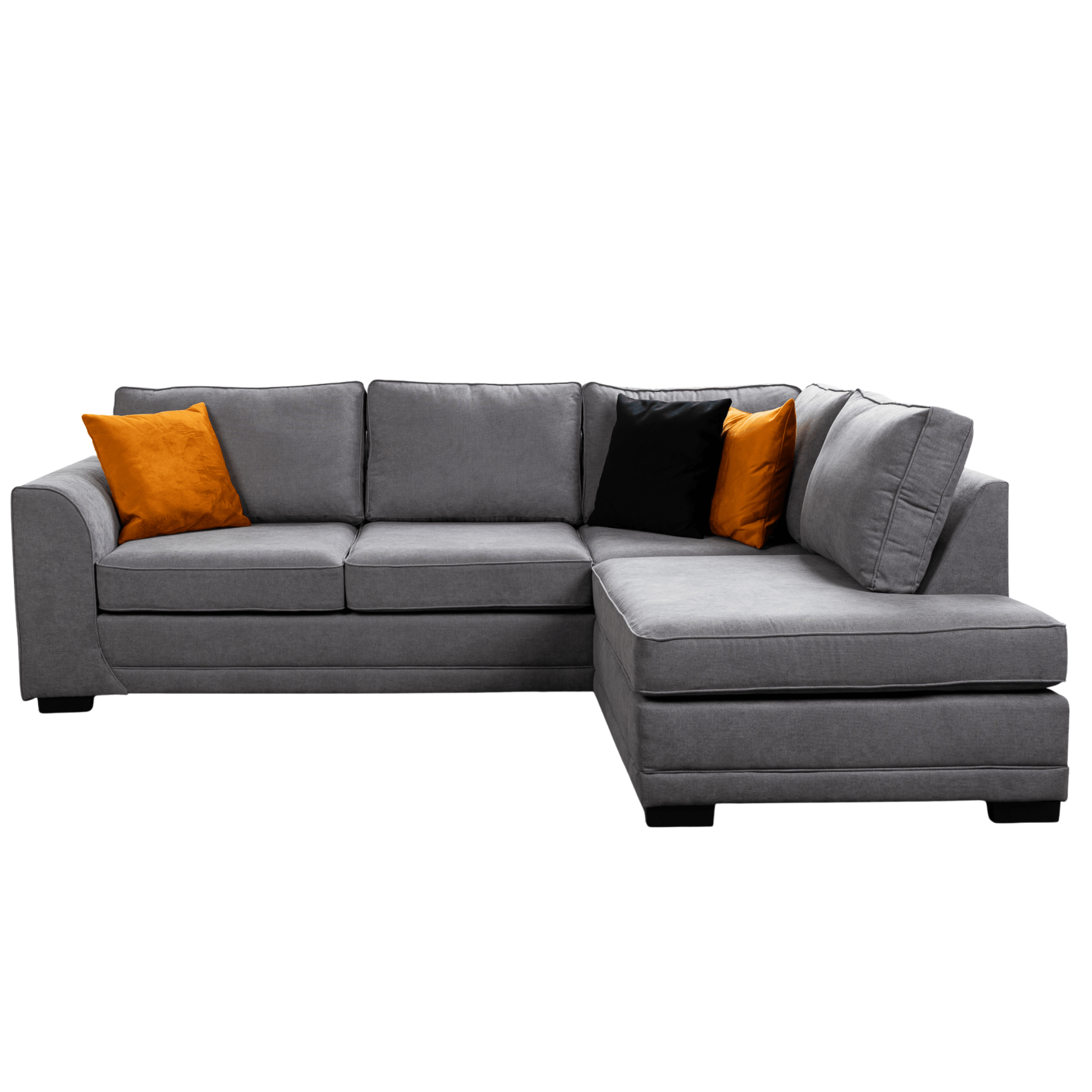 Orka Sofa Grey Fabric Right Hand Corner Sofa - RHC