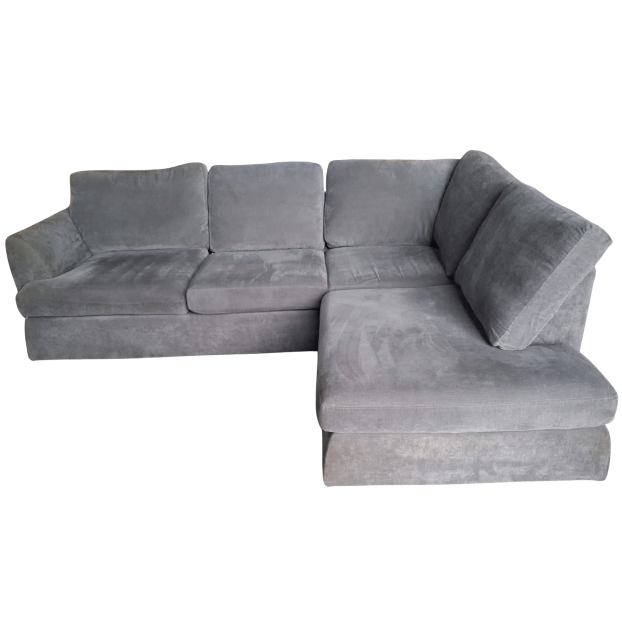 Outlet Orka Sofa Grey Fabric Right Hand Corner Sofa - RHC