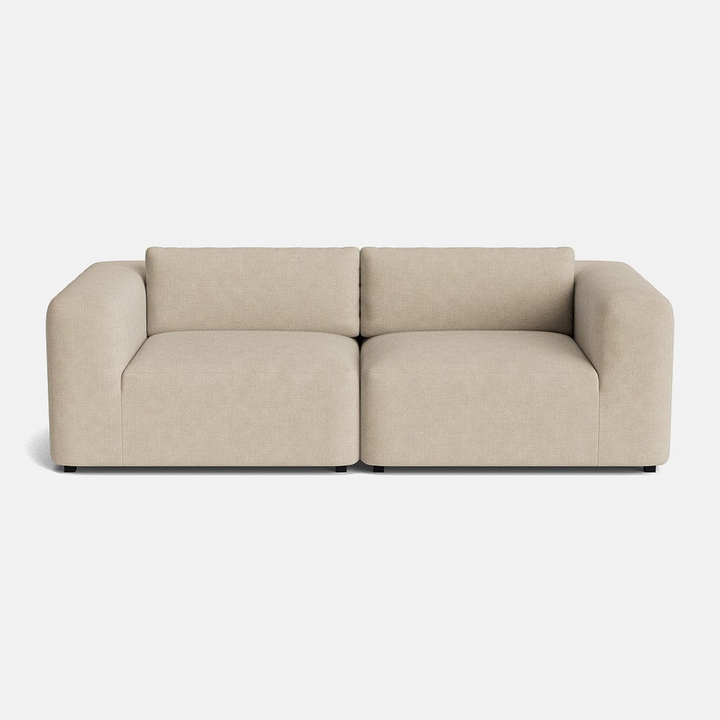 Stamford Soft Woven Texture Medium Sofa - Desert Mirage