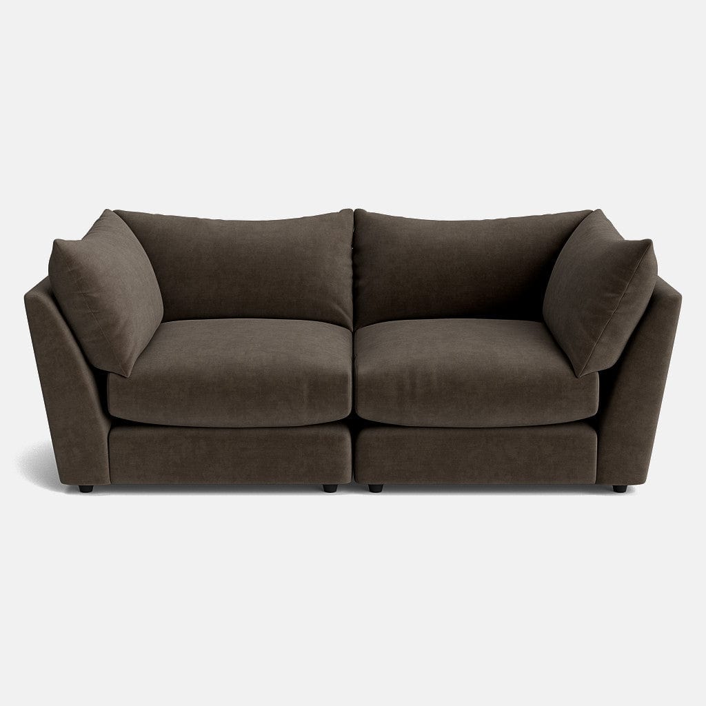 The Dreamer Luxe Chenille Medium Sofa - Moody Mocha