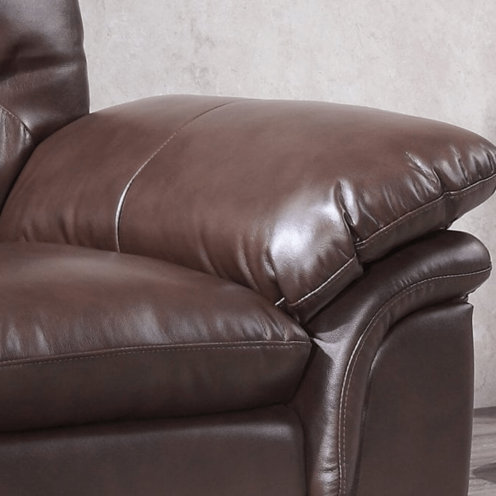 Verona Brown Leather 2 Seater Sofa
