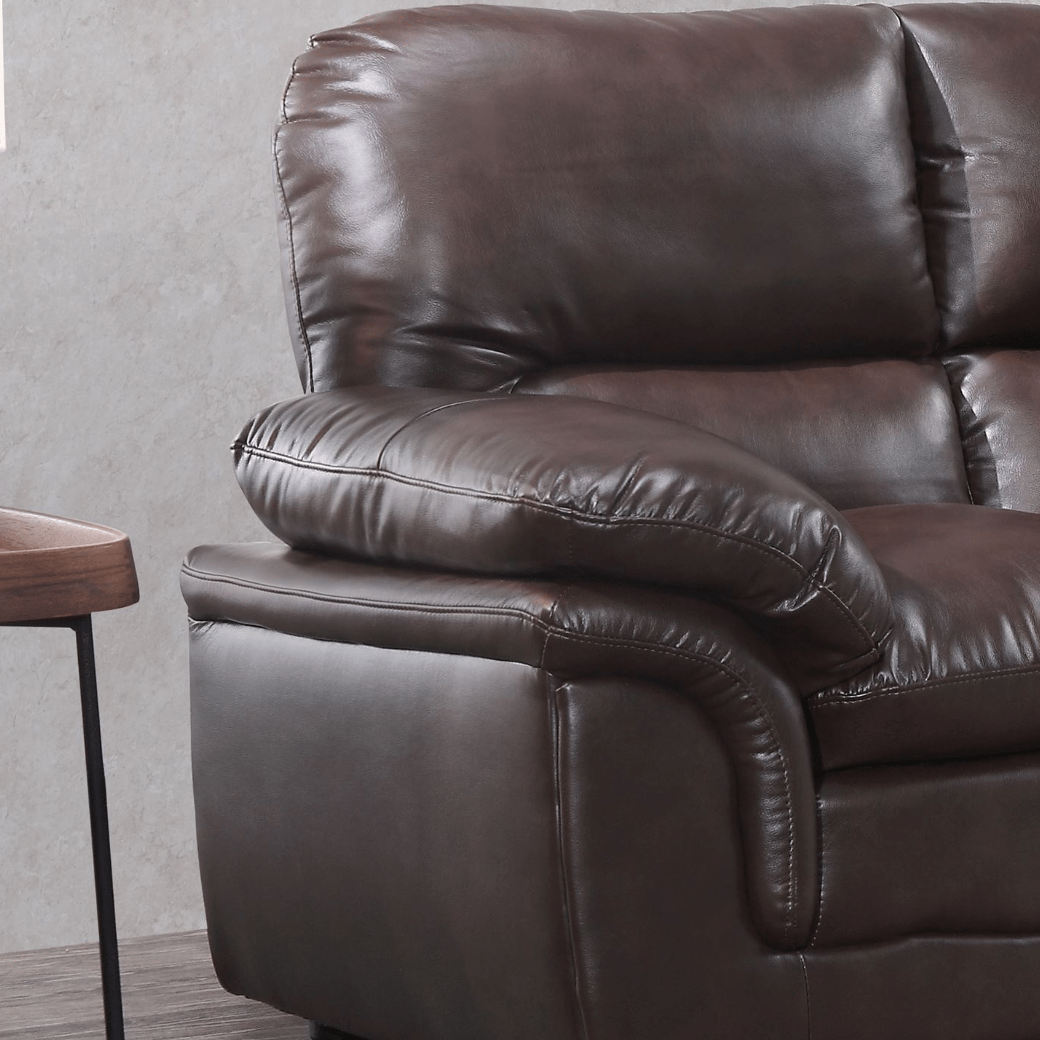 Verona Brown Leather 2+1+1 Seater Sofa Set Collection